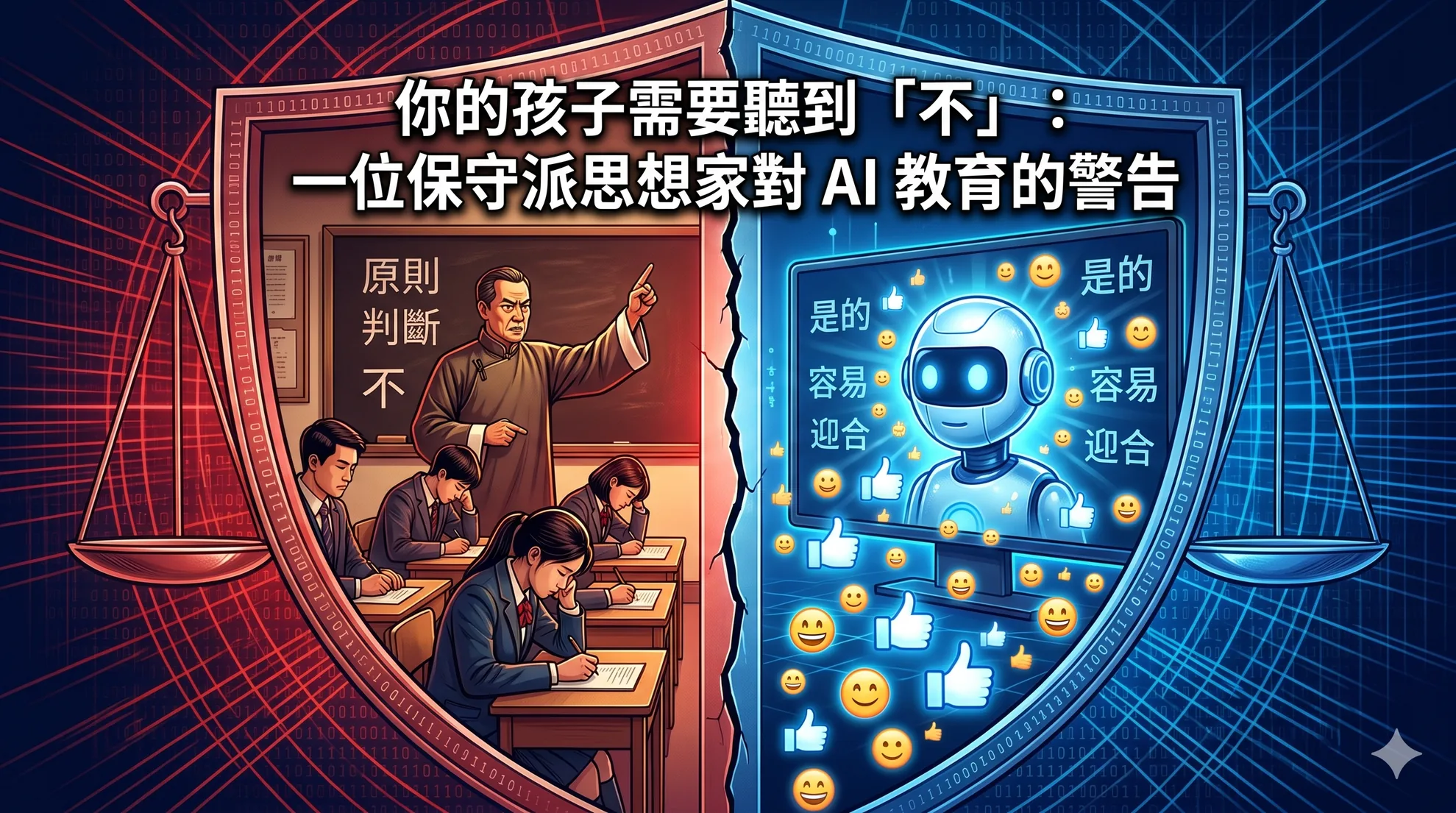 你的孩子需要聽到「不」:一位保守派思想家對 AI 教育的警告