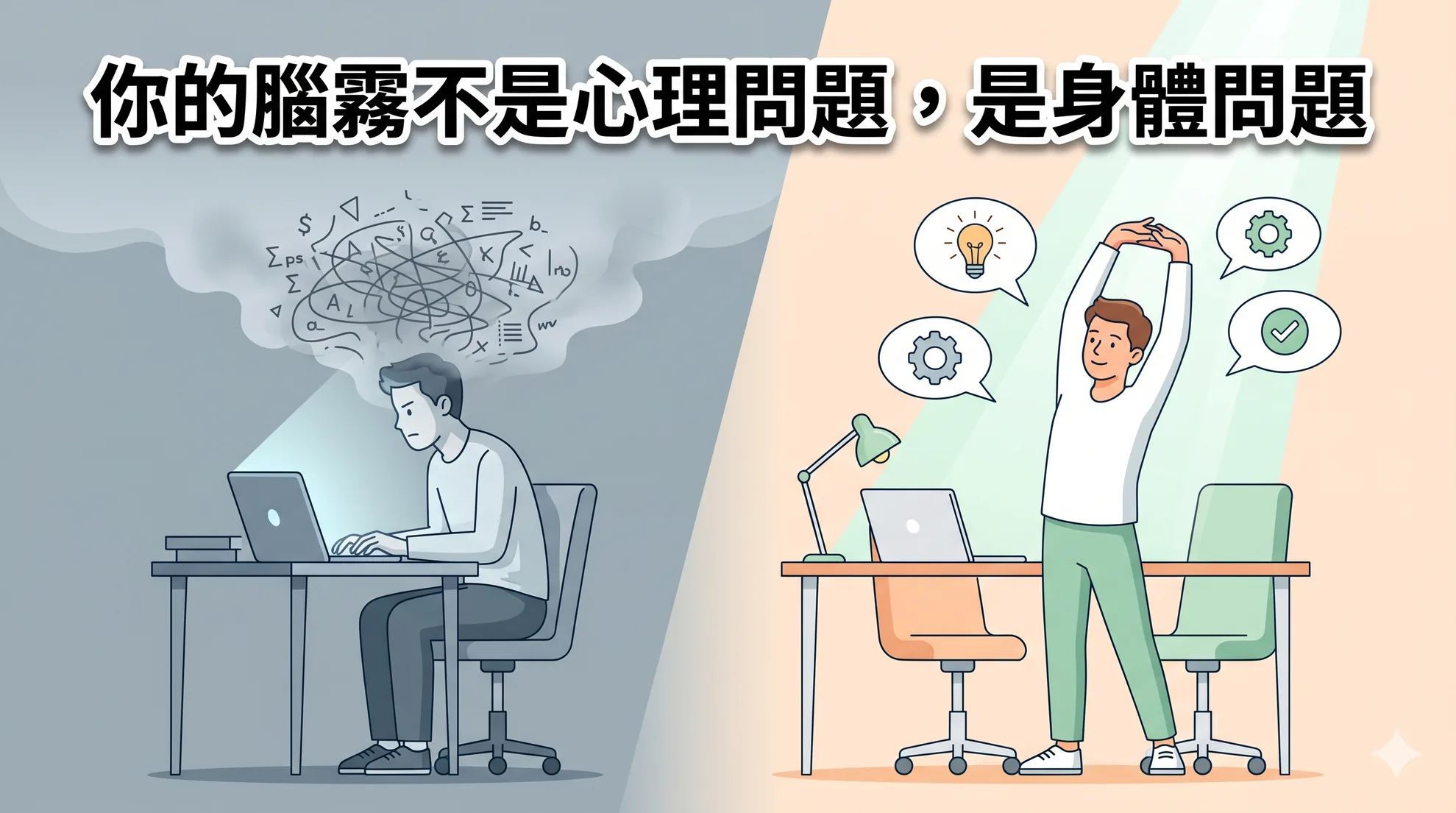 你的腦霧不是心理問題，是身體問題