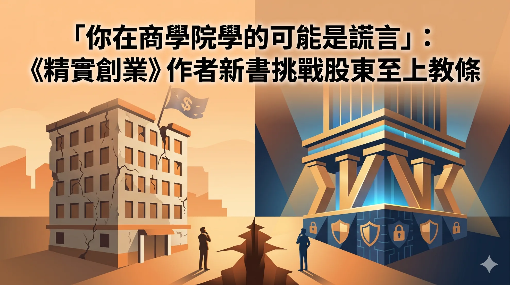 「你在商學院學的可能是謊言」：《精實創業》作者新書挑戰股東至上教條