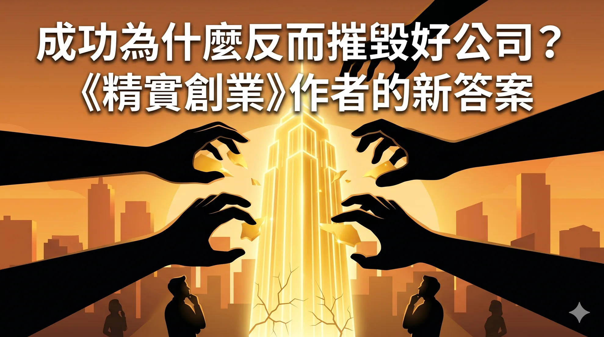 成功為什麼反而摧毀好公司？《精實創業》作者的新答案