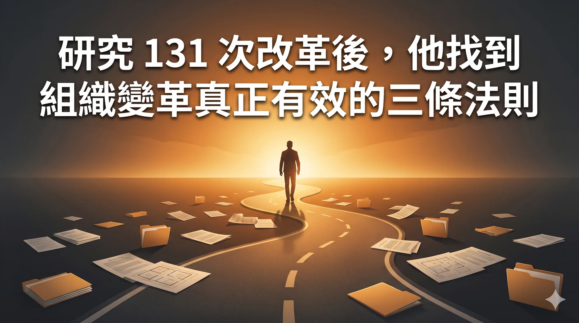 研究 131 次改革後，他找到組織變革真正有效的三條法則