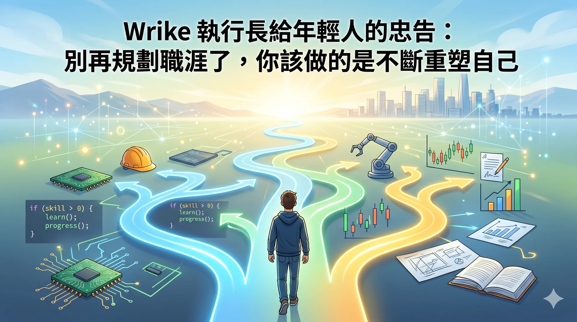 Wrike 執行長給年輕人的忠告：別再規劃職涯了，你該做的是不斷重塑自己