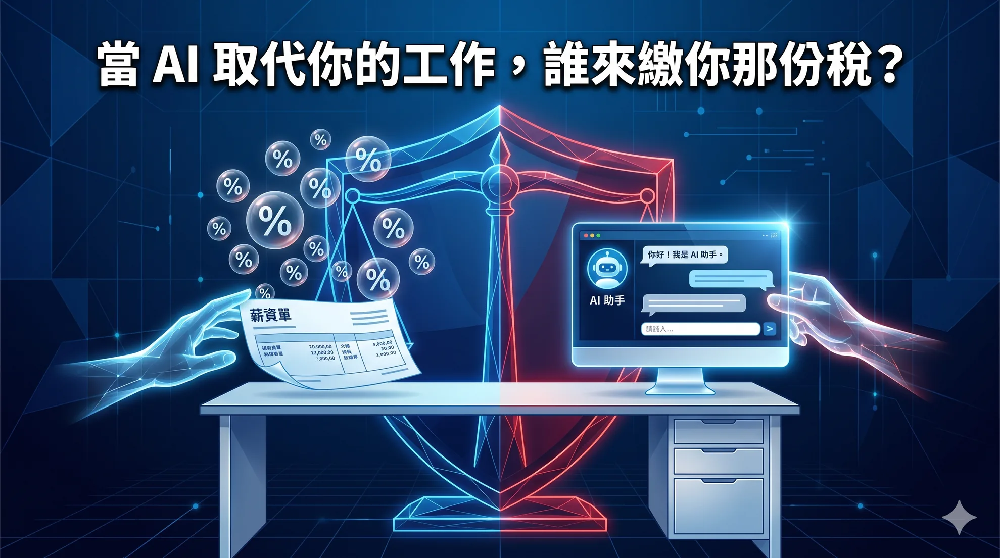 當 AI 取代你的工作,誰來繳你那份稅?