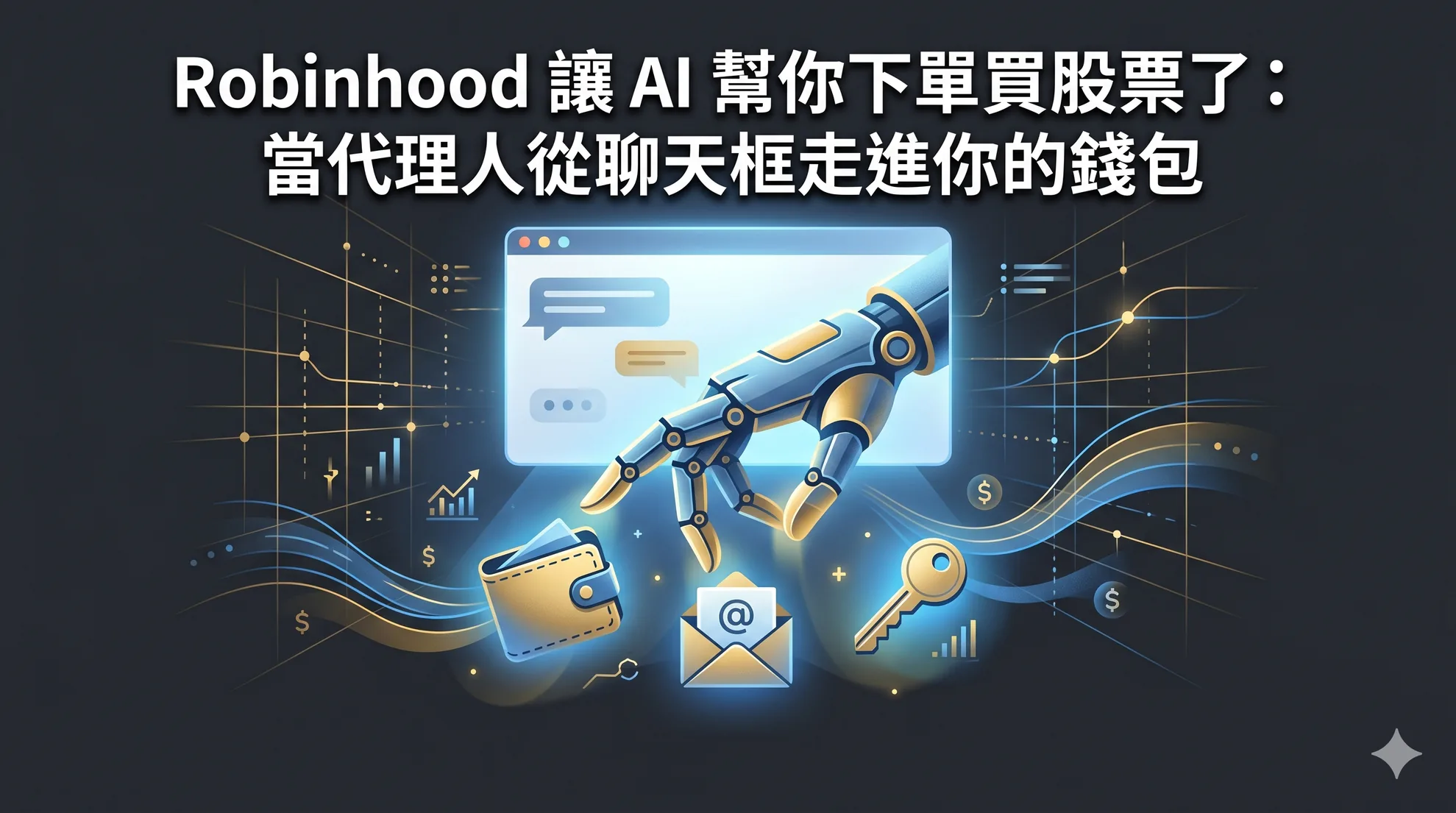 Robinhood 讓 AI 幫你下單買股票了：當代理人從聊天框走進你的錢包