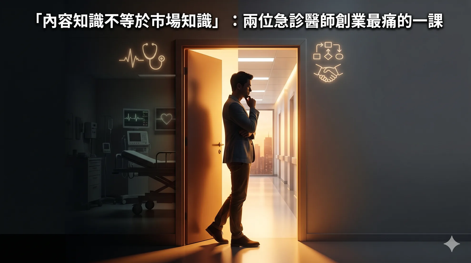 「內容知識不等於市場知識」：兩位急診醫師創業最痛的一課