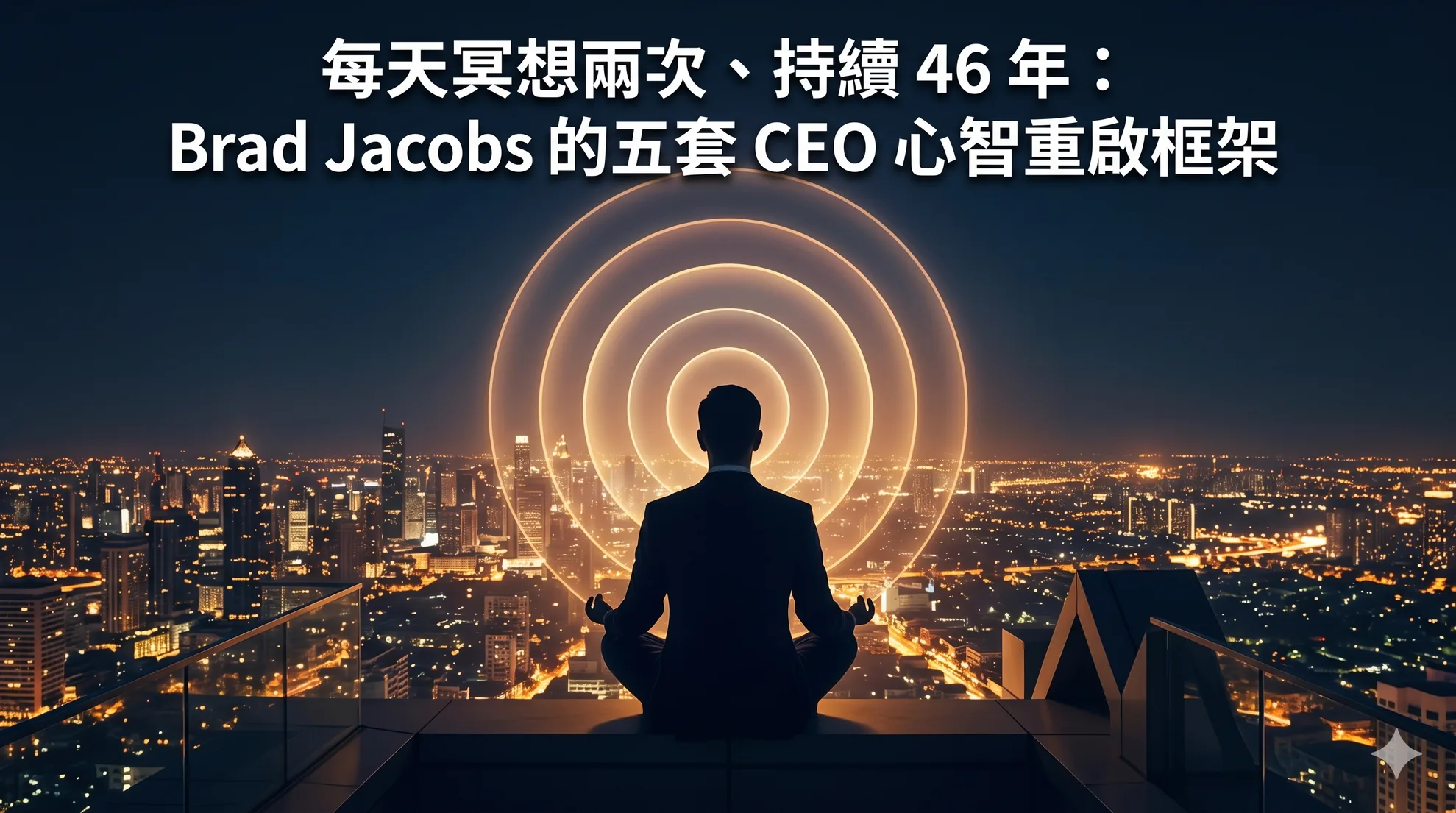 每天冥想兩次、持續 46 年：Brad Jacobs 的五套 CEO 心智重啟框架