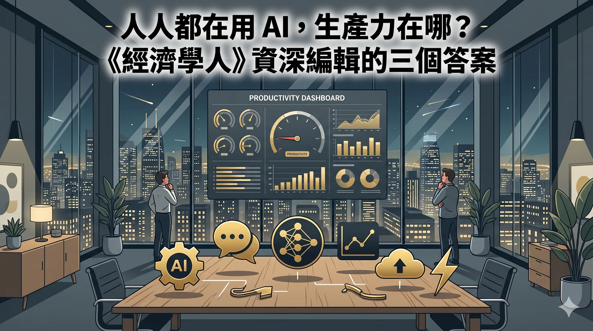 人人都在用 AI，生產力在哪？《經濟學人》資深編輯的三個答案
