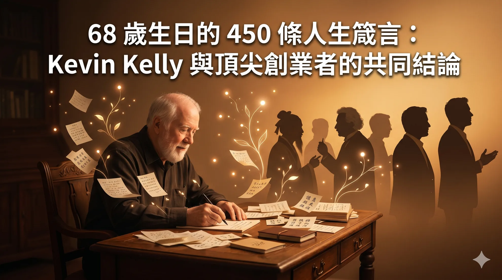 68 歲生日的 450 條人生箴言：Kevin Kelly 與頂尖創業者的共同結論