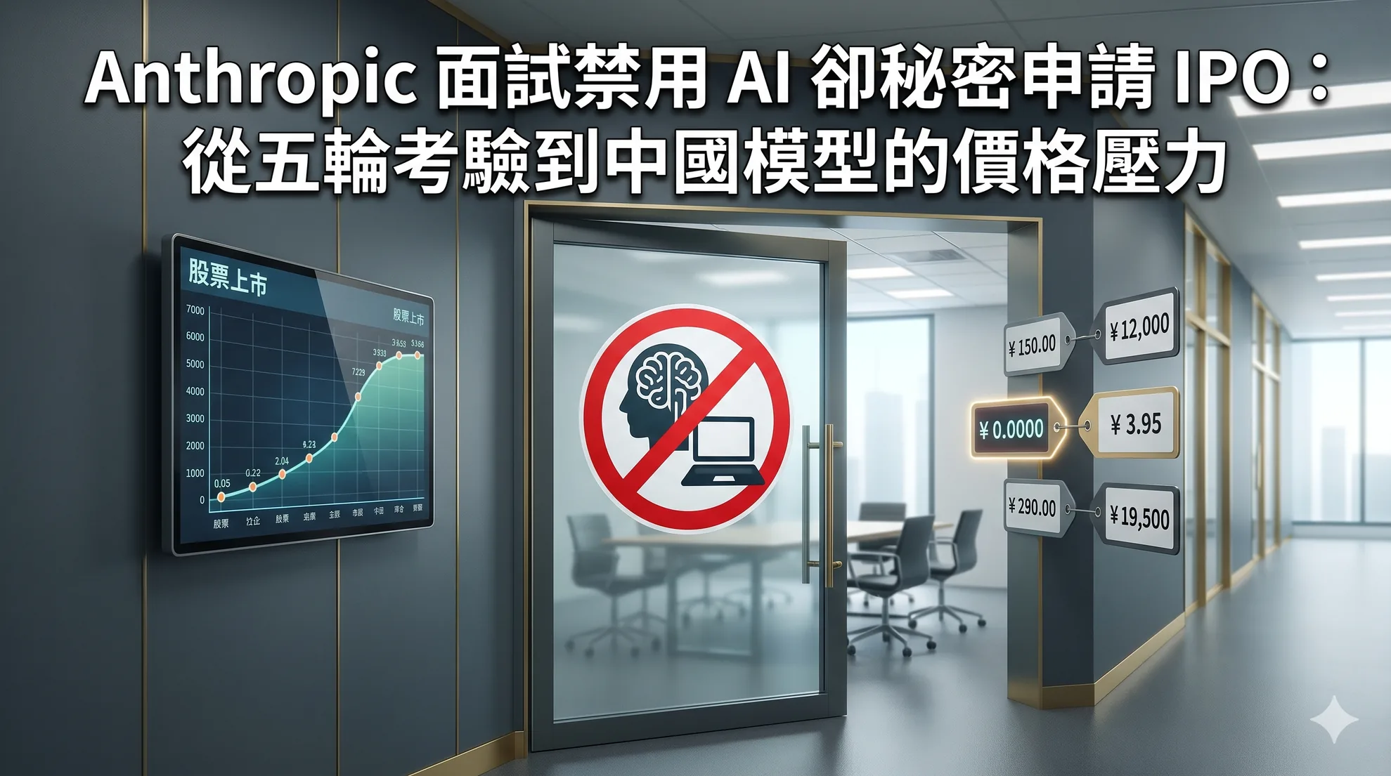 Anthropic 面試禁用 AI 卻秘密申請 IPO：從五輪考驗到中國模型的價格壓力
