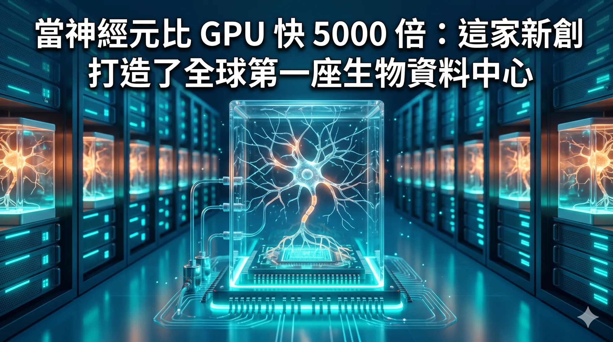 當神經元比 GPU 快 5000 倍:這家新創打造了全球第一座生物資料中心