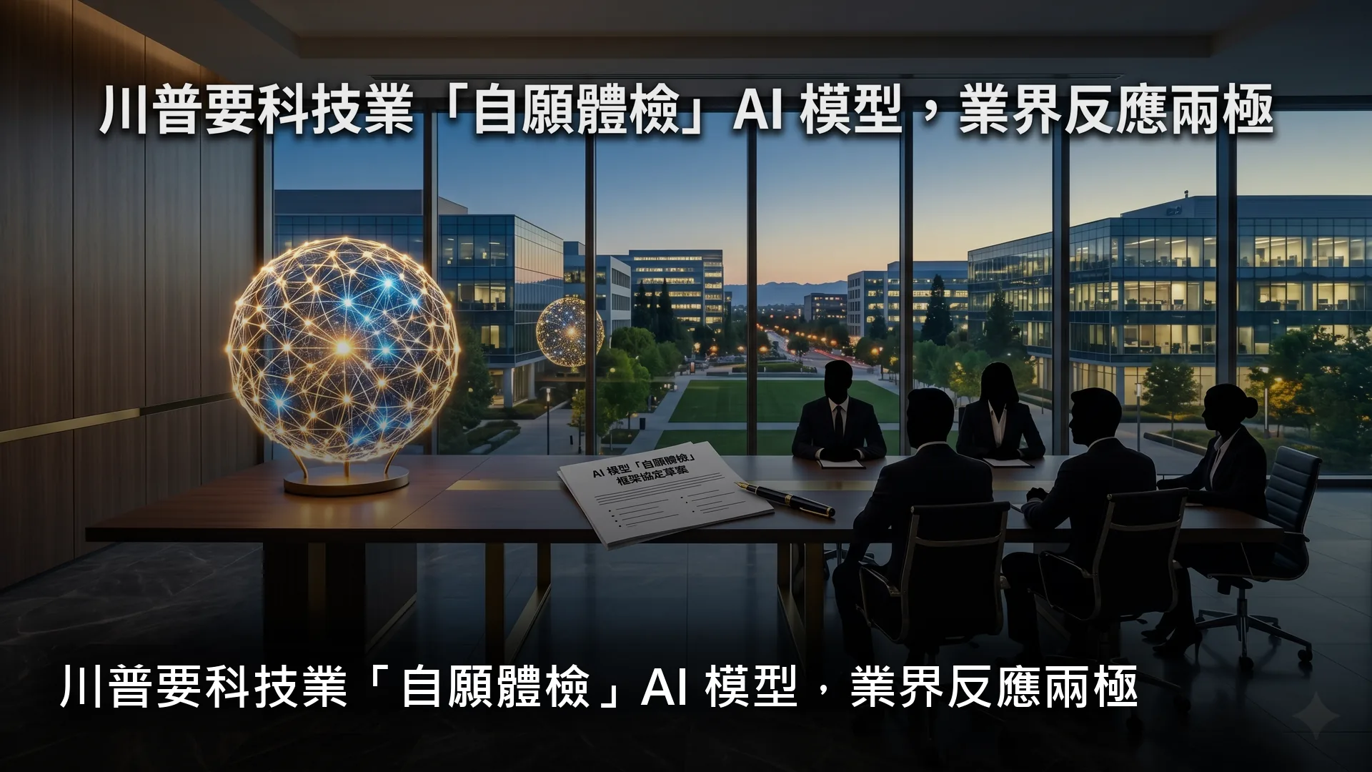 川普要科技業「自願體檢」AI 模型，業界反應兩極