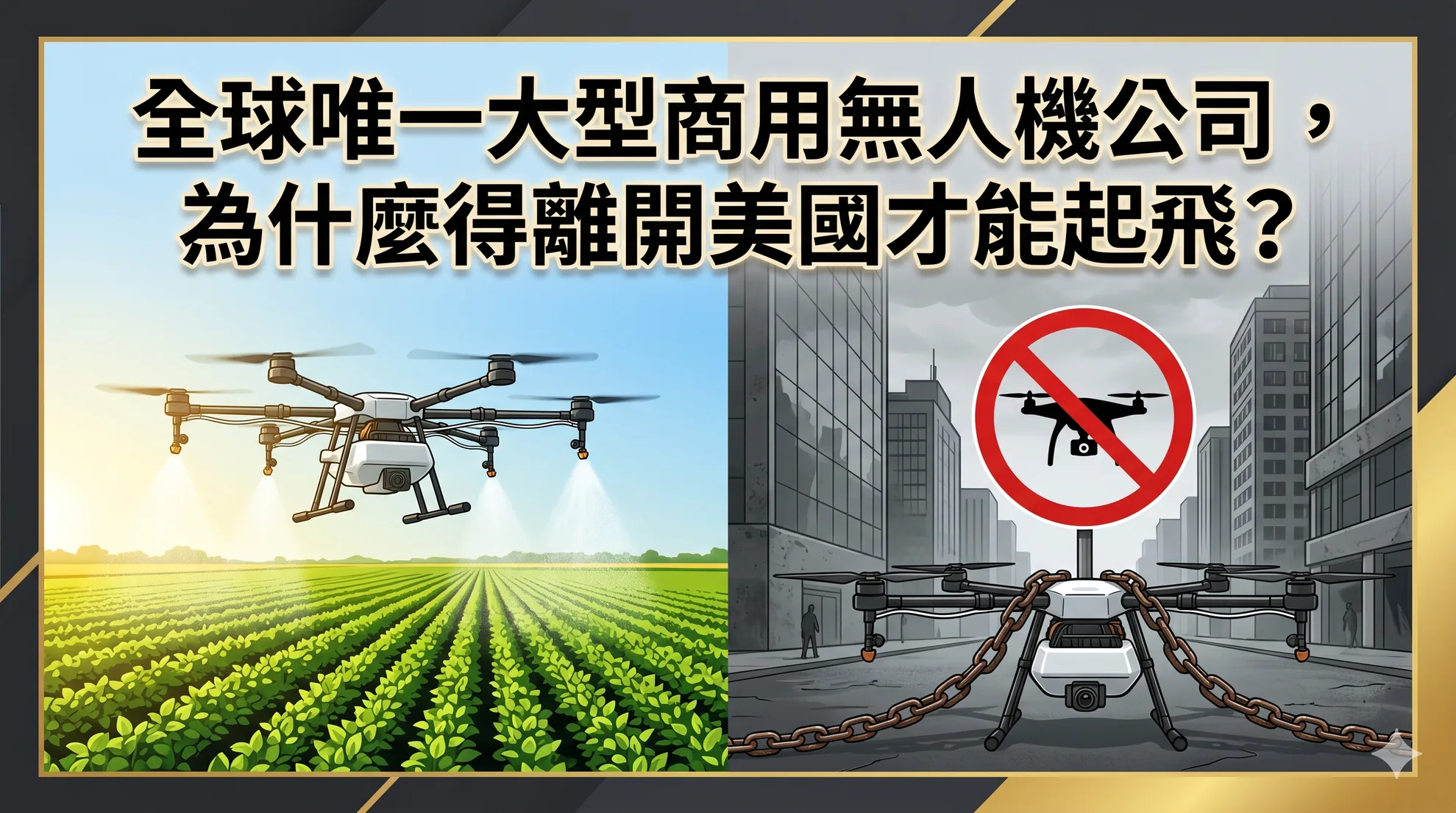 全球唯一大型商用無人機公司，為什麼得離開美國才能起飛？
