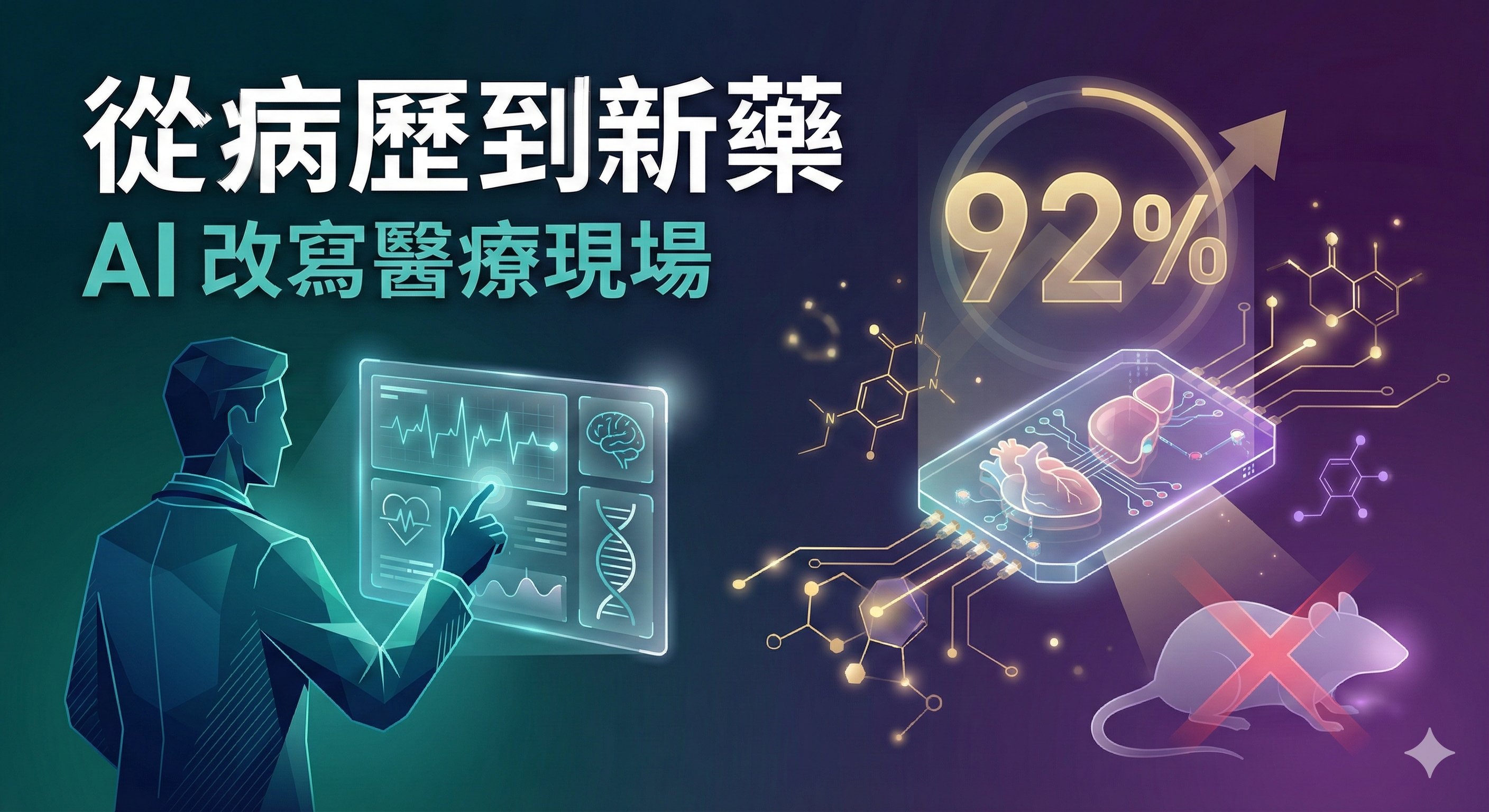 92% 醫院已導入 AI 文書助手:醫療 AI 從行政效率走向臨床決策與藥物開發